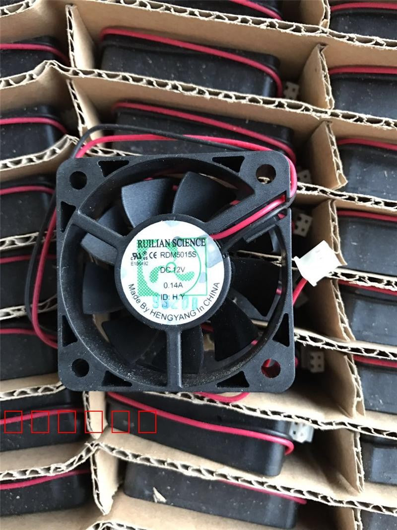 XFAN RDM5015S 12V 0.14A 2wires Cooling Fan XFAN RDM5015S 12V 0.14A 2wires Cooling Fan